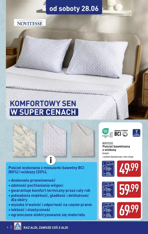 Aldi - gazetka promocyjna Aldi ma to coś! od środy 25.06 do soboty 28.06 - strona 8