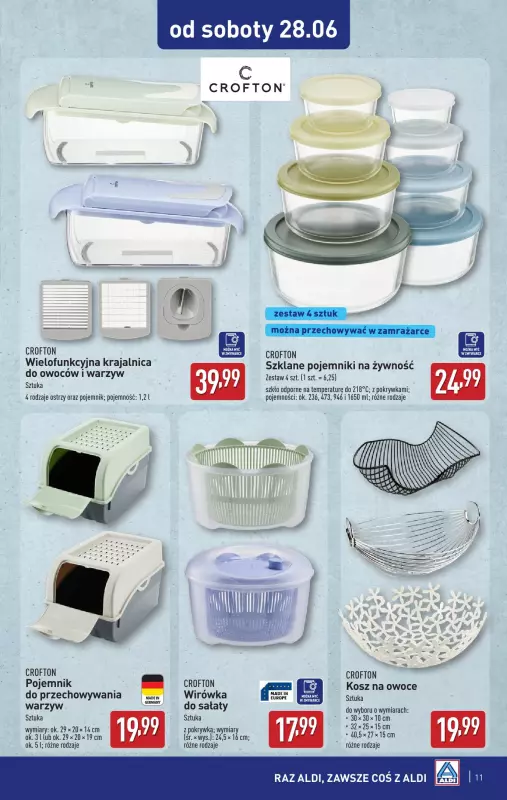 Aldi - gazetka promocyjna Aldi ma to coś! od środy 25.06 do soboty 28.06 - strona 11