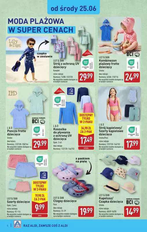 Aldi - gazetka promocyjna Aldi ma to coś! od środy 25.06 do soboty 28.06 - strona 4