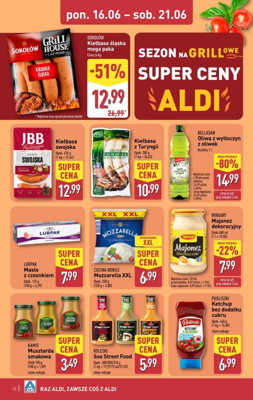 Aldi - gazetka promocyjna Weekend super cen w Aldi! od środy 18.06 do soboty 21.06 - strona 10