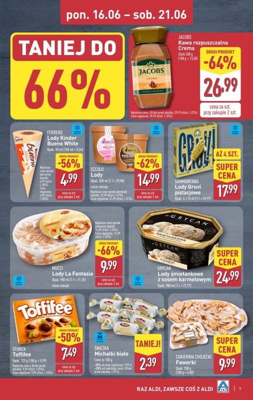 Aldi - gazetka promocyjna Pełny katalog! od poniedziałku 16.06 do soboty 21.06 - strona 9
