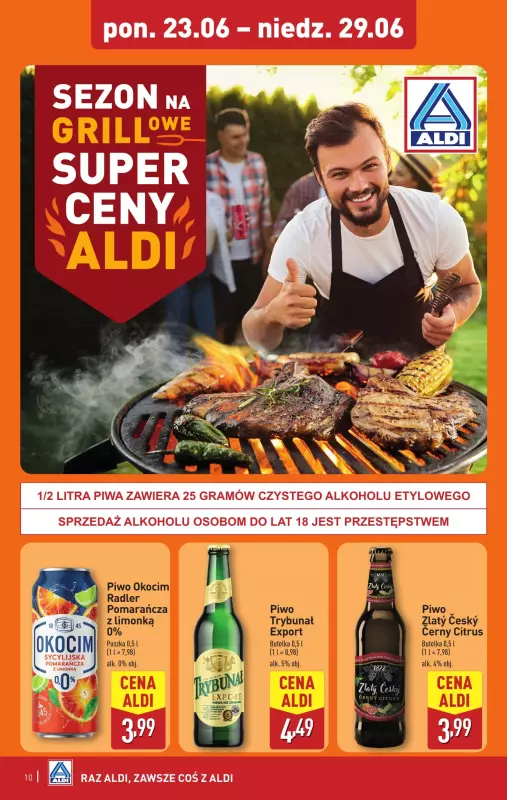 Aldi - gazetka promocyjna Weekend super cen w Aldi! od czwartku 26.06 do niedzieli 29.06 - strona 10