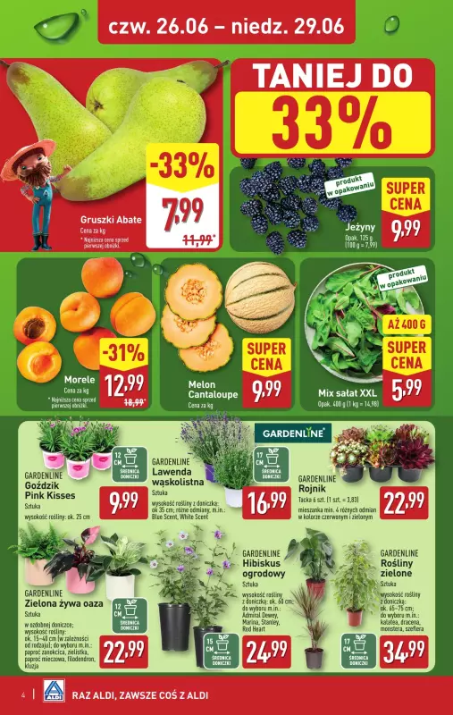 Aldi - gazetka promocyjna Weekend super cen w Aldi! od czwartku 26.06 do niedzieli 29.06 - strona 4
