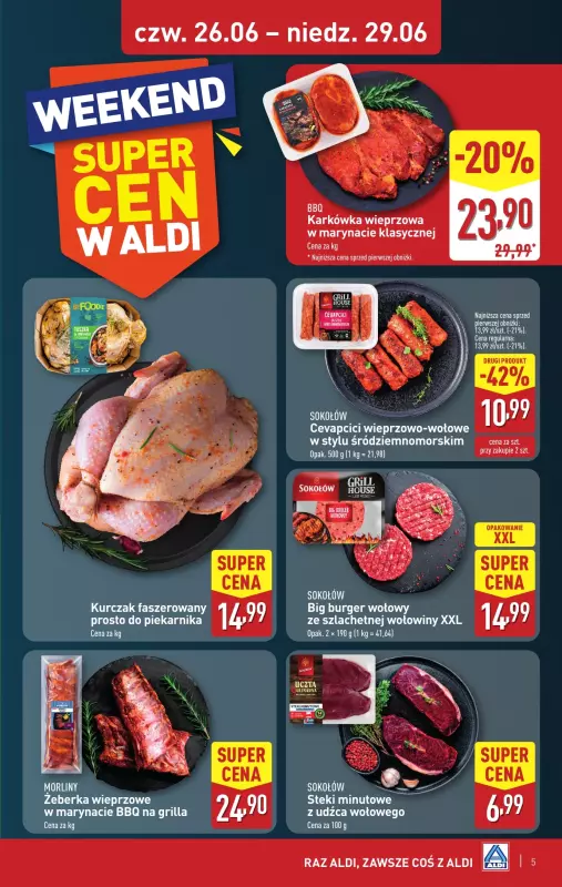 Aldi - gazetka promocyjna Weekend super cen w Aldi! od czwartku 26.06 do niedzieli 29.06 - strona 5