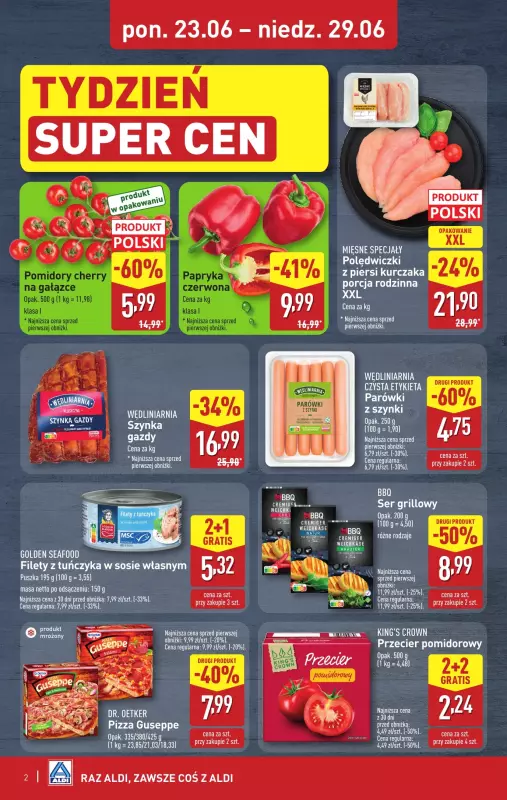 Aldi - gazetka promocyjna Weekend super cen w Aldi! od czwartku 26.06 do niedzieli 29.06 - strona 2