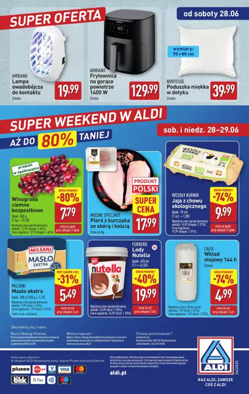 Aldi - gazetka promocyjna Weekend super cen w Aldi! od czwartku 26.06 do niedzieli 29.06 - strona 12