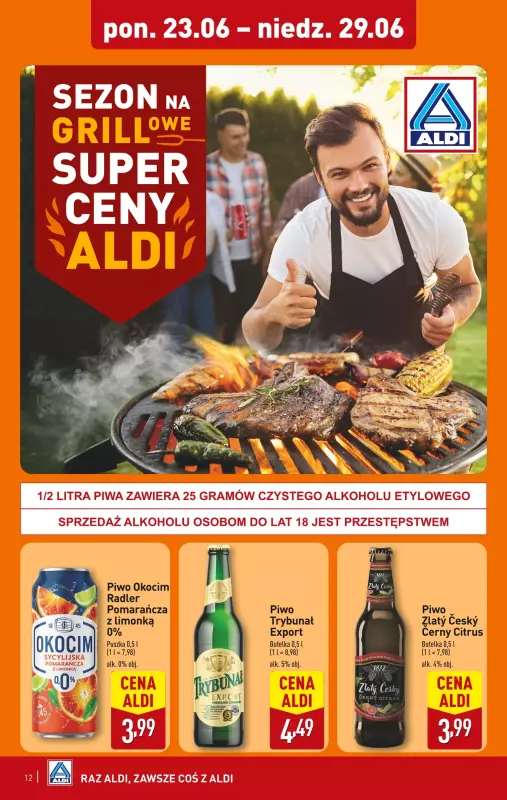 Aldi - gazetka promocyjna Pełny katalog! od poniedziałku 23.06 do niedzieli 29.06 - strona 12