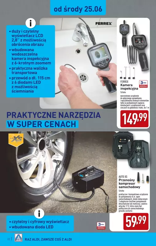Aldi - gazetka promocyjna Pełny katalog! od poniedziałku 23.06 do niedzieli 29.06 - strona 22