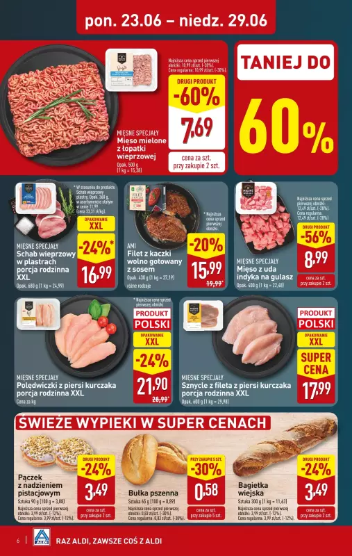 Aldi - gazetka promocyjna Pełny katalog! od poniedziałku 23.06 do niedzieli 29.06 - strona 6