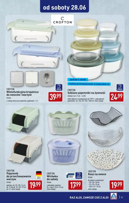 Aldi - gazetka promocyjna Pełny katalog! od poniedziałku 23.06 do niedzieli 29.06 - strona 35