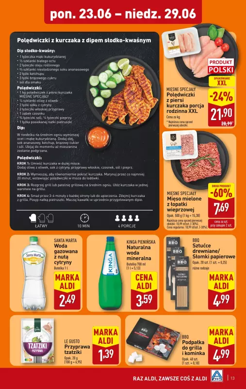 Aldi - gazetka promocyjna Pełny katalog! od poniedziałku 23.06 do niedzieli 29.06 - strona 13