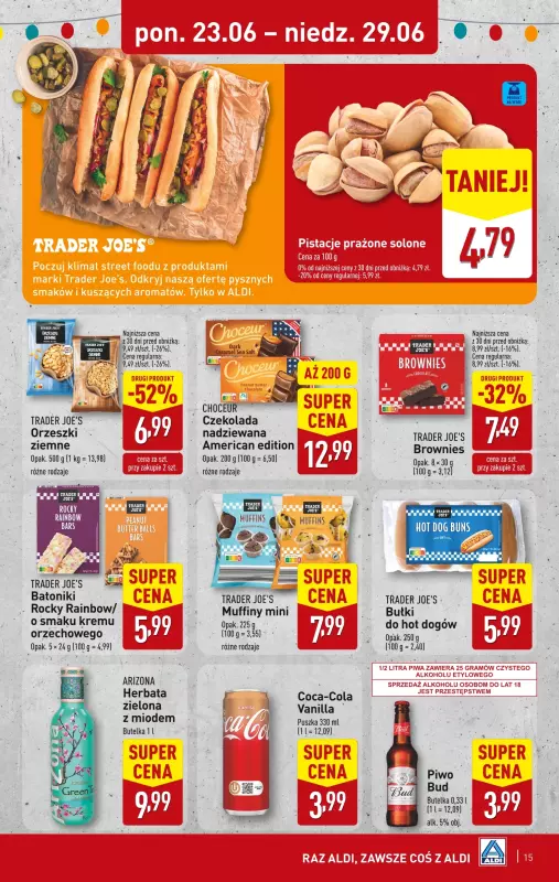Aldi - gazetka promocyjna Pełny katalog! od poniedziałku 23.06 do niedzieli 29.06 - strona 15