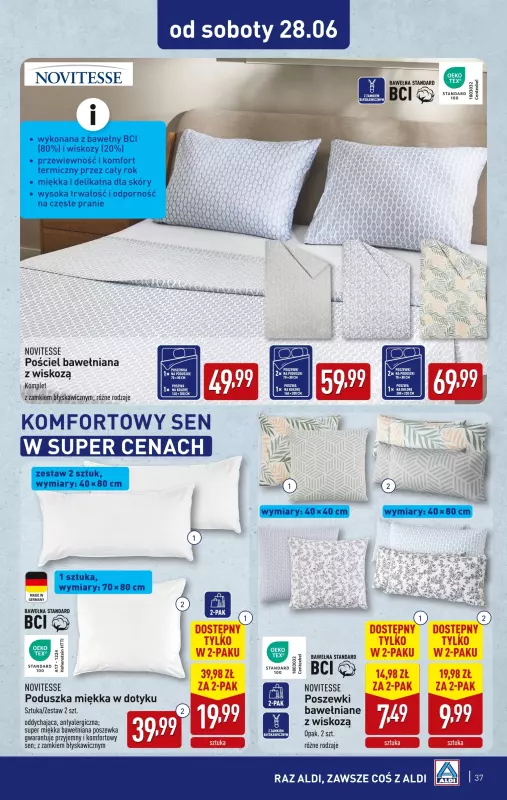 Aldi - gazetka promocyjna Pełny katalog! od poniedziałku 23.06 do niedzieli 29.06 - strona 37