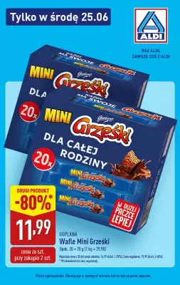 Aldi - gazetka promocyjna Tylko w środę! od środy 25.06 do środy 25.06