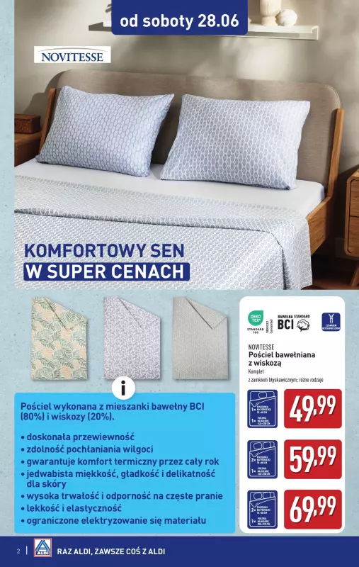 Aldi - gazetka promocyjna Nowe okazje w super cenach od soboty! od soboty 28.06 do niedzieli 29.06 - strona 2