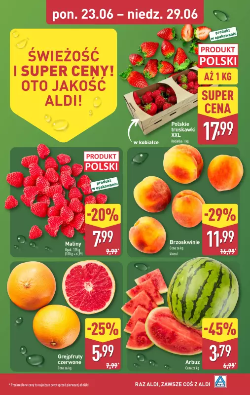 Aldi - gazetka promocyjna Farmer Aldik poleca! od poniedziałku 23.06 do niedzieli 29.06 - strona 3