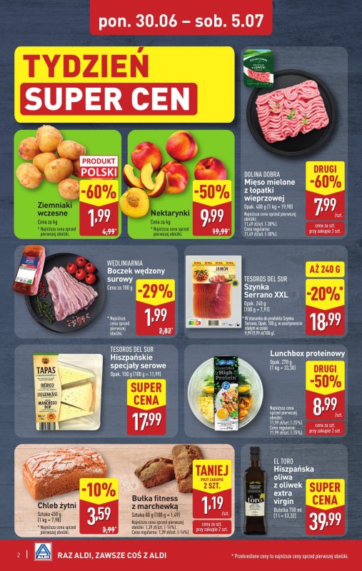 Aldi - gazetka promocyjna Weekend super cen w Aldi! od czwartku 03.07 do soboty 05.07 - strona 2
