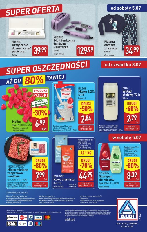Aldi - gazetka promocyjna Weekend super cen w Aldi! od czwartku 03.07 do soboty 05.07 - strona 12