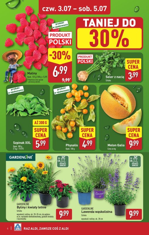 Aldi - gazetka promocyjna Weekend super cen w Aldi! od czwartku 03.07 do soboty 05.07 - strona 4