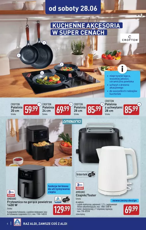 Aldi - gazetka promocyjna Super okazje od soboty! od poniedziałku 30.06 do piątku 04.07 - strona 4