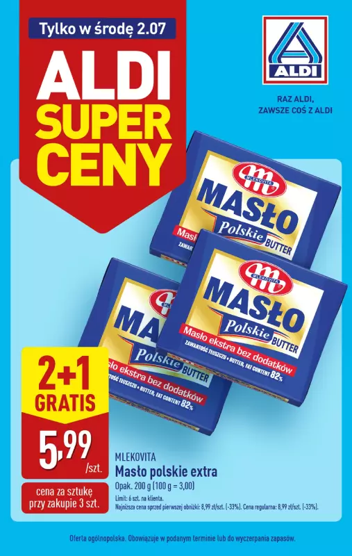 Aldi - gazetka promocyjna Tylko w środę!  