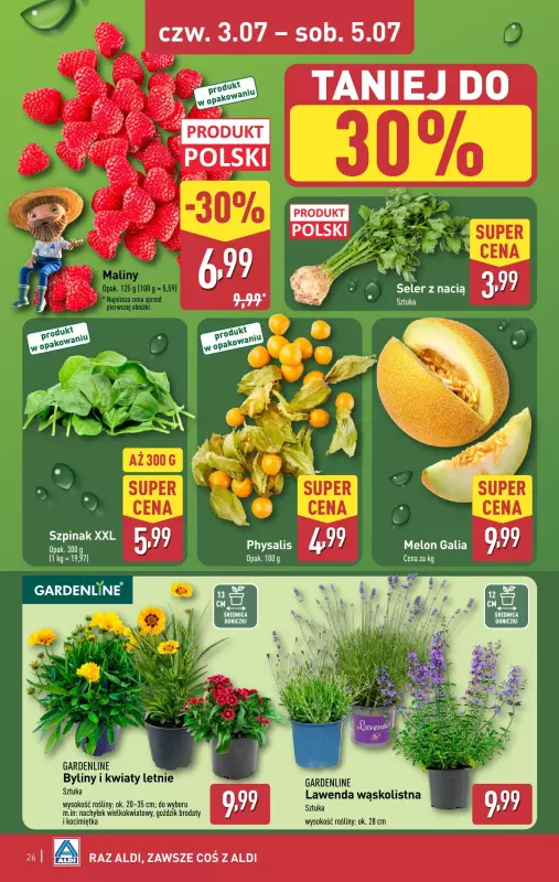 Aldi - gazetka promocyjna Pełny katalog! od poniedziałku 30.06 do soboty 05.07 - strona 26