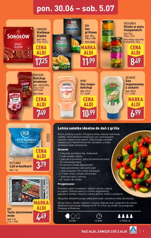 Aldi - gazetka promocyjna Pełny katalog! od poniedziałku 30.06 do soboty 05.07 - strona 9