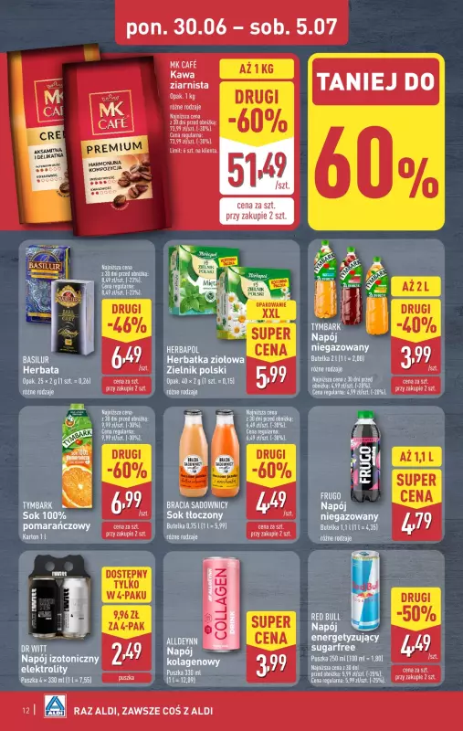 Aldi - gazetka promocyjna Pełny katalog! od poniedziałku 30.06 do soboty 05.07 - strona 12