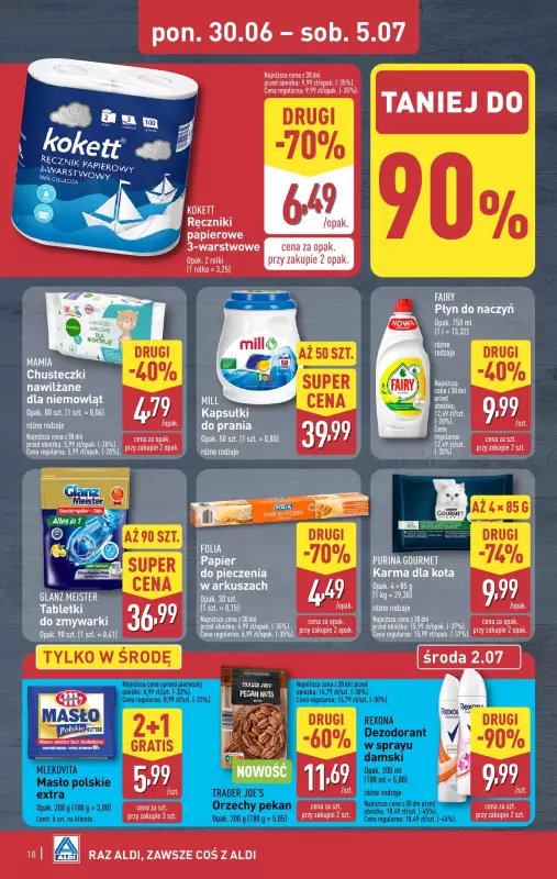 Aldi - gazetka promocyjna Pełny katalog! od poniedziałku 30.06 do soboty 05.07 - strona 18