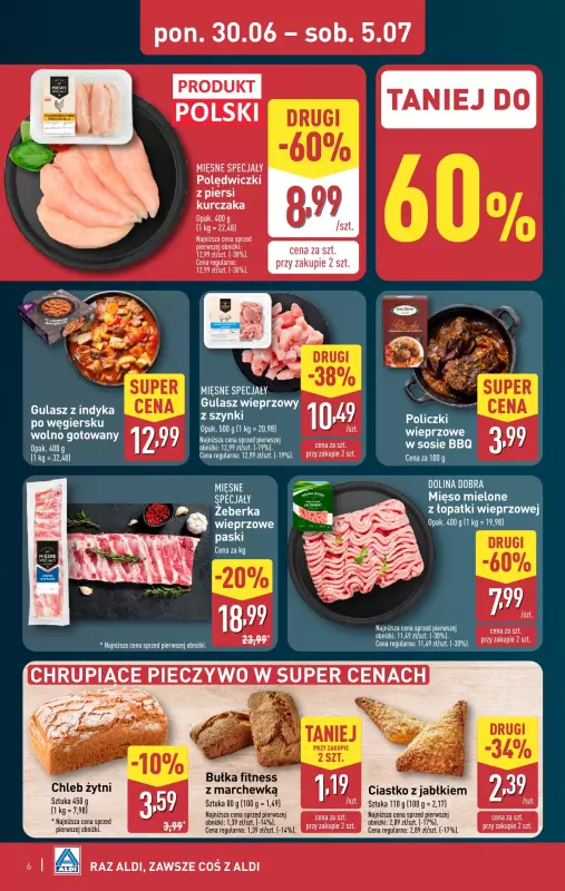 Aldi - gazetka promocyjna Pełny katalog! od poniedziałku 30.06 do soboty 05.07 - strona 6