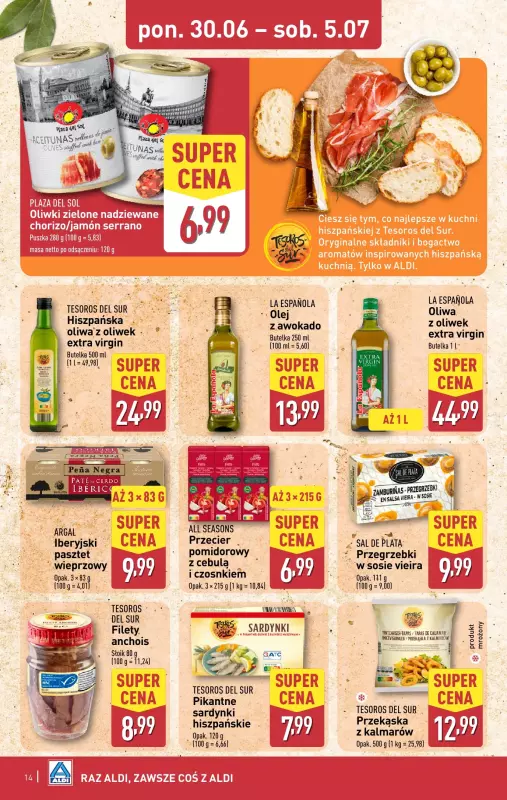 Aldi - gazetka promocyjna Pełny katalog! od poniedziałku 30.06 do soboty 05.07 - strona 14