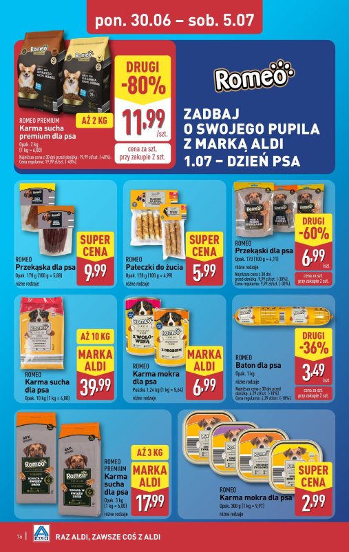 Aldi - gazetka promocyjna Pełny katalog! od poniedziałku 30.06 do soboty 05.07 - strona 16