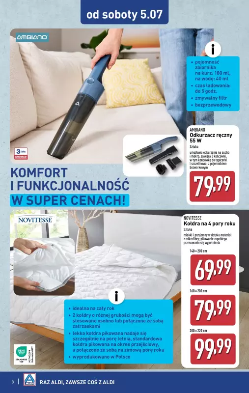 Aldi - gazetka promocyjna Aldi ma to coś! od środy 02.07 do soboty 05.07 - strona 8