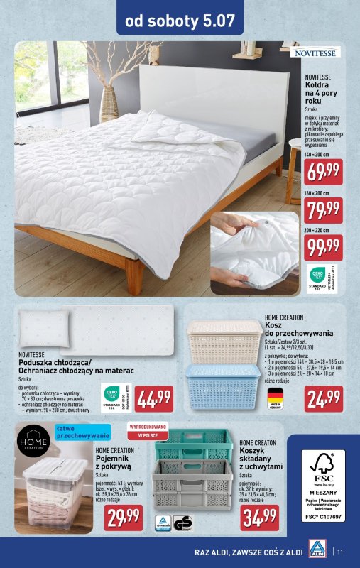 Aldi - gazetka promocyjna Aldi ma to coś! od środy 02.07 do soboty 05.07 - strona 11