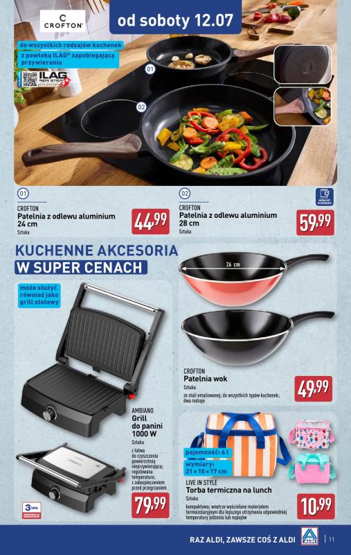 Aldi - gazetka promocyjna Aldi ma to coś! od środy 09.07 do soboty 12.07 - strona 11