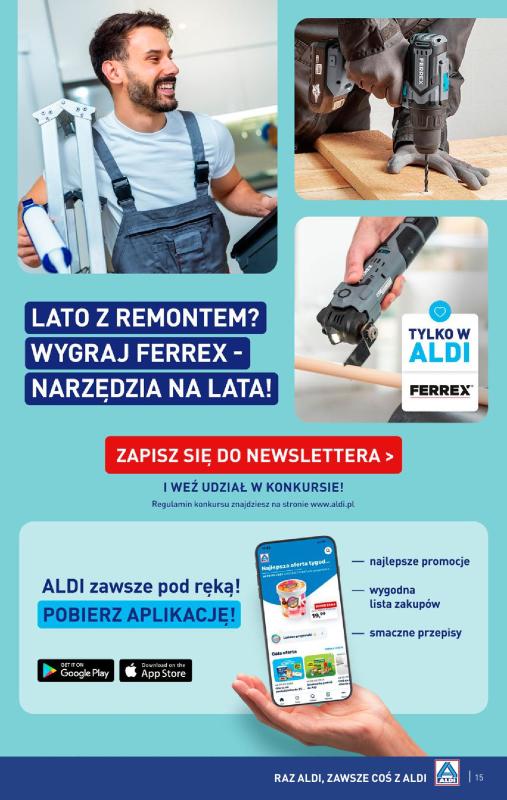 Aldi - gazetka promocyjna Aldi ma to coś! od środy 09.07 do soboty 12.07 - strona 15