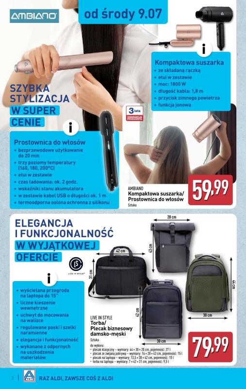 Aldi - gazetka promocyjna Aldi ma to coś! od środy 09.07 do soboty 12.07 - strona 2