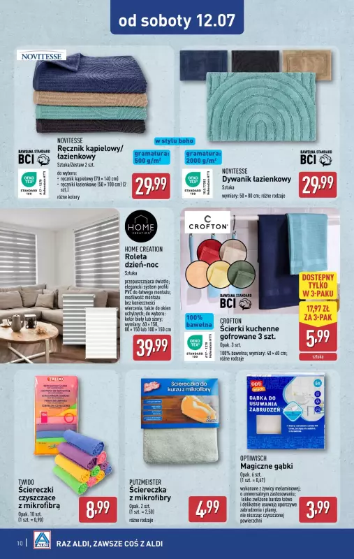 Aldi - gazetka promocyjna Aldi ma to coś! od środy 09.07 do soboty 12.07 - strona 10
