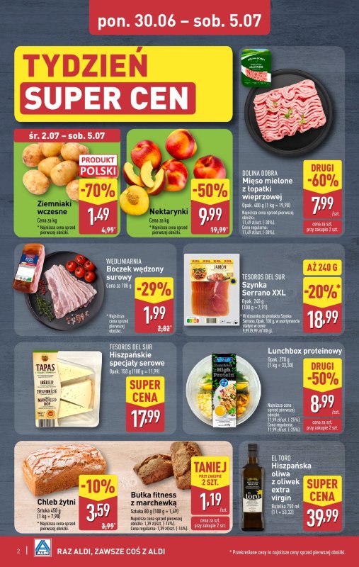 Aldi - gazetka promocyjna Weekend super cen w Aldi! od czwartku 03.07 do soboty 05.07 - strona 2