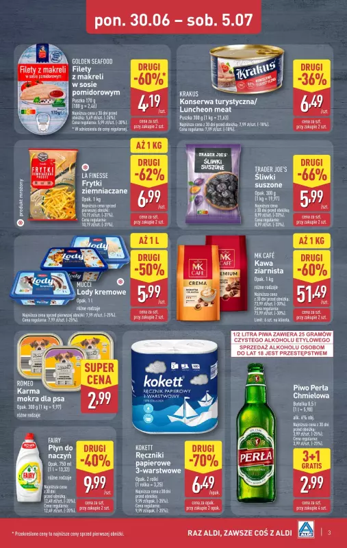 Aldi - gazetka promocyjna Weekend super cen w Aldi! od czwartku 03.07 do soboty 05.07 - strona 3