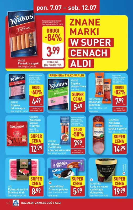 Aldi - gazetka promocyjna Pełny katalog! od poniedziałku 07.07 do soboty 12.07 - strona 16