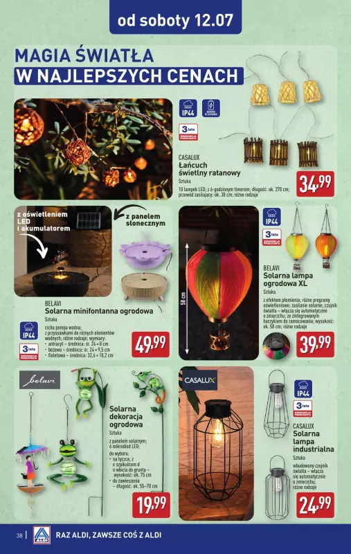 Aldi - gazetka promocyjna Pełny katalog! od poniedziałku 07.07 do soboty 12.07 - strona 38