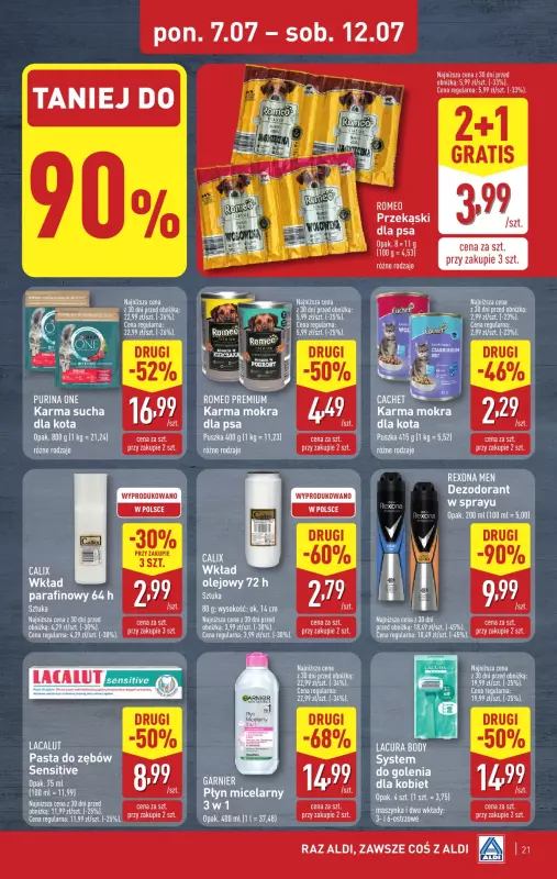 Aldi - gazetka promocyjna Pełny katalog! od poniedziałku 07.07 do soboty 12.07 - strona 21