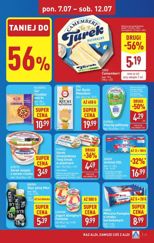Aldi - gazetka promocyjna Pełny katalog! od poniedziałku 07.07 do soboty 12.07 - strona 17