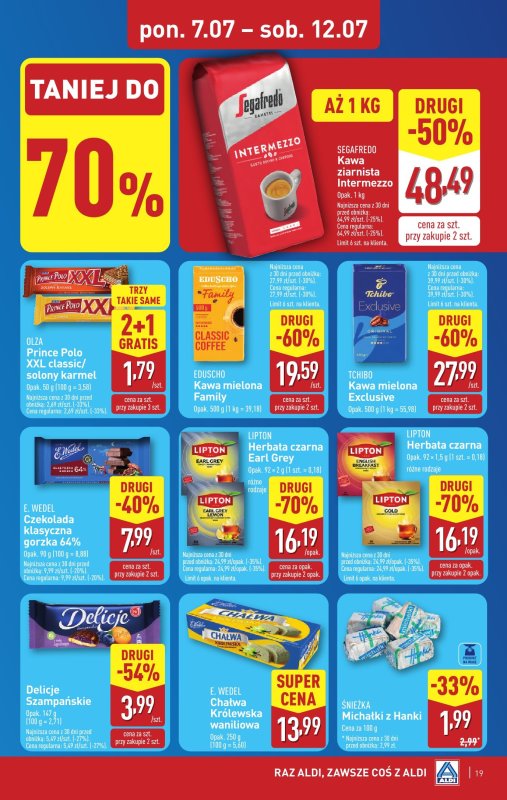 Aldi - gazetka promocyjna Pełny katalog! od poniedziałku 07.07 do soboty 12.07 - strona 19