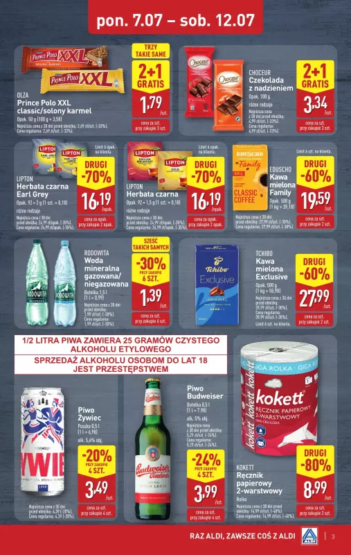 Aldi - gazetka promocyjna Weekend super cen w Aldi! od czwartku 10.07 do soboty 12.07 - strona 3