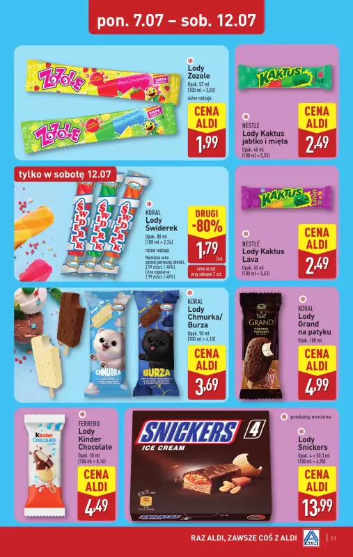 Aldi - gazetka promocyjna Weekend super cen w Aldi! od czwartku 10.07 do soboty 12.07 - strona 11