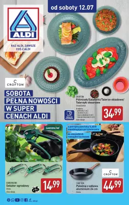Aldi - gazetka promocyjna Sobota pełna nowości! od soboty 12.07 do soboty 12.07