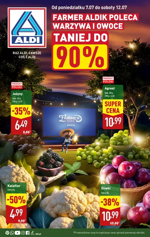 Aldi - gazetka promocyjna Farmer Aldik poleca!  