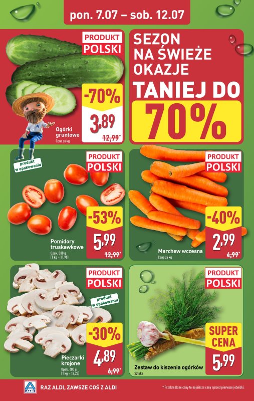Aldi - gazetka promocyjna Farmer Aldik poleca! od poniedziałku 07.07 do soboty 12.07 - strona 3